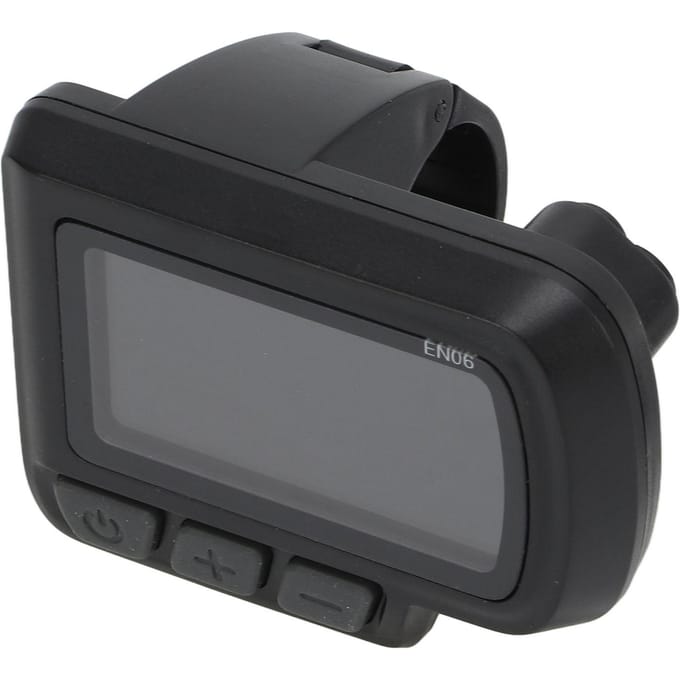Elektrische Fiets LCD Display Meter Scooter Snelheidsmeter met USB Batterijstatus voor Mountainbike gray