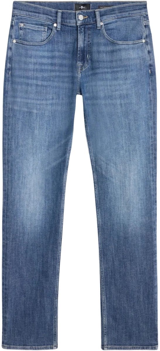 7 For All Mankind Straight Jeans - Broek - Blauw - Maat 34