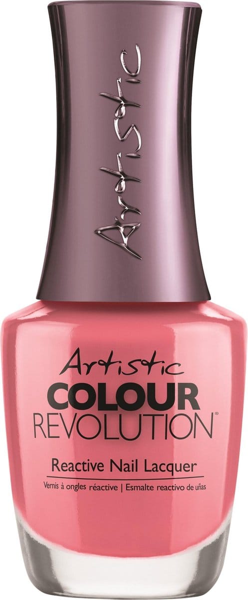 Artistic Nail Design Colour Revolution 'Smart Cookie' (Licht Koraal Shimmer)