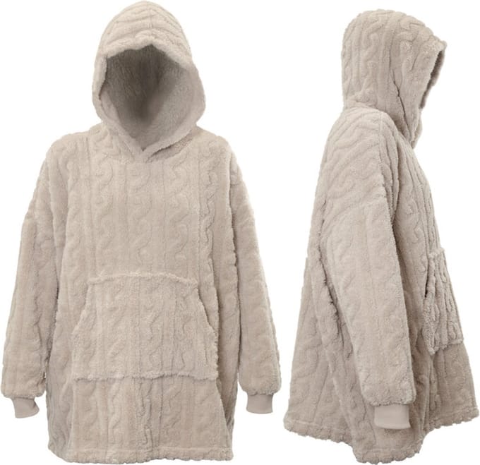 Unique Living - Hoodie Pleun - 70x50cm - Chateau Grey