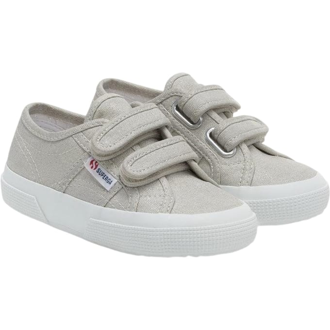 Superga Meisjes 2750 Glitterband Sneakers (Grijs)