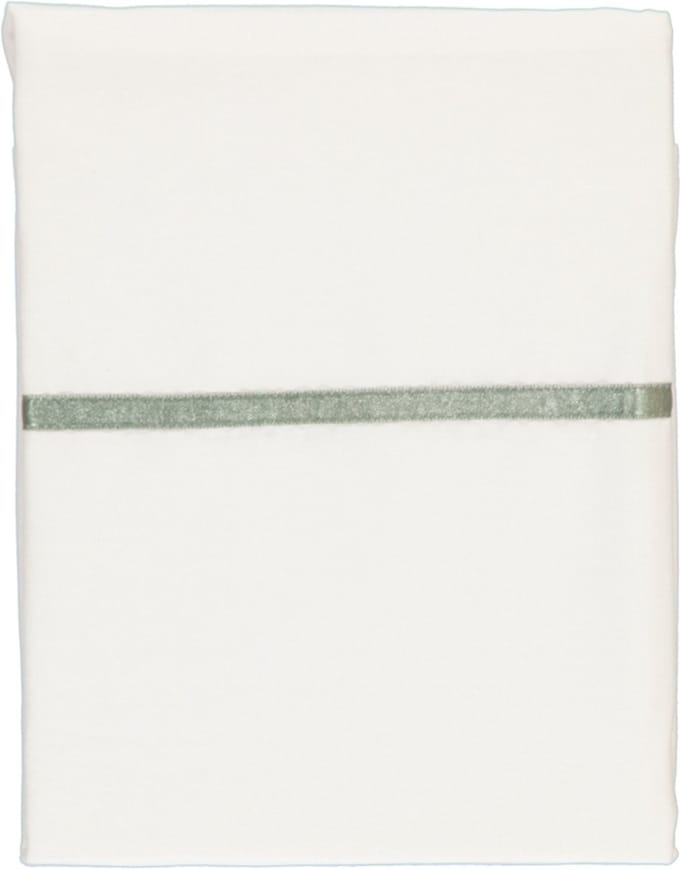 Briljant Baby Wieg Laken met Bies - 75x100 - Groen
