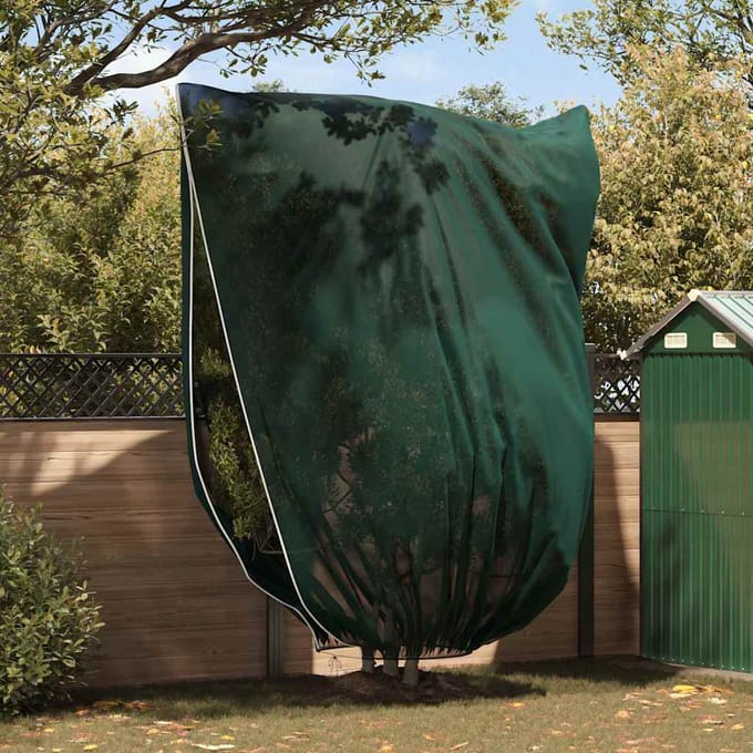 vidaXL Vorstbescherming Plantenfleece Covers Groen 3,5 x 2,5 m