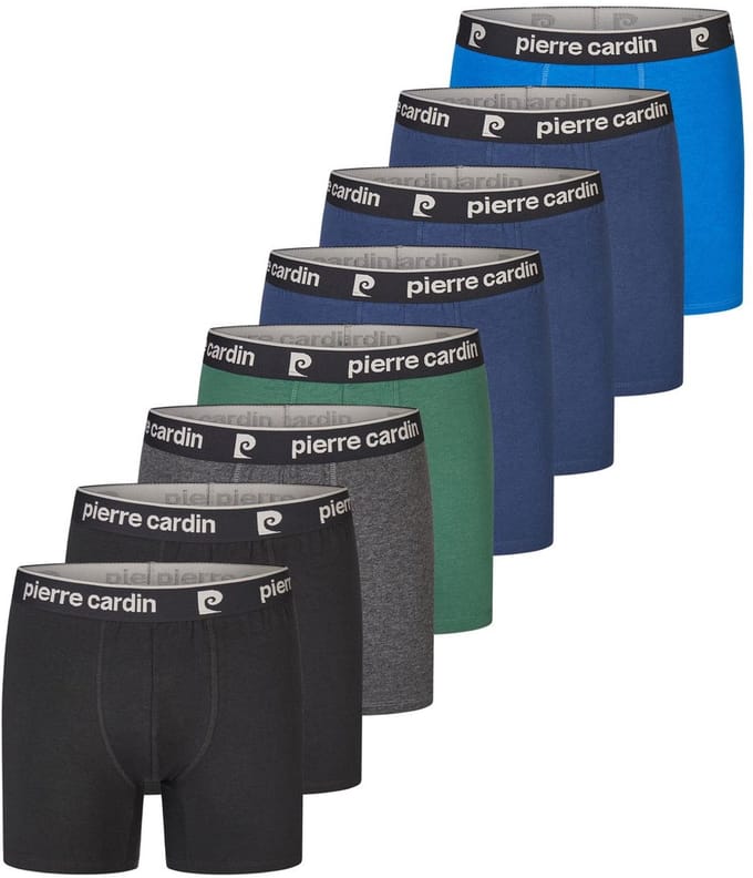 Pierre Cardin Heren Boxershorts 8 Pack Basic Trunks Veelkleurig 5XL Heren ondergoed - Labelvrije Comfort