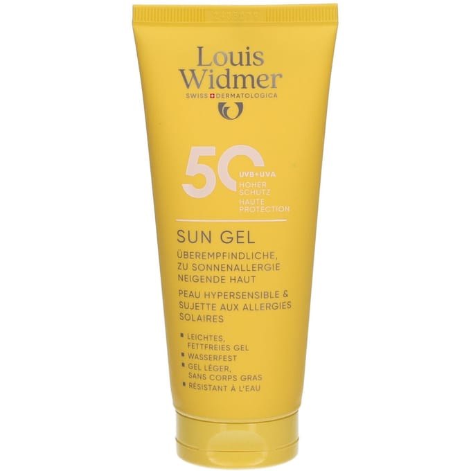 Louis Widmer Sun Gel SPF50 Licht Geparfumeerd 100 Zonnegel