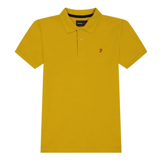 Farah Bugsworth Poloshirt Kinderen/Kinderen (Geel)