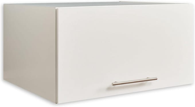 Wasmachinekast Wit Opzetkast voor Boven Wasmachine en Droger - Extra Opbergruimte