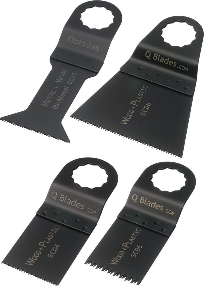 Q Blades Zaagbladset SC92 tbv hout en metaal
