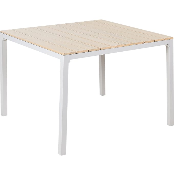 PRATO - Tuintafel - Lichthout - 95 x 95 cm - Kunsthout