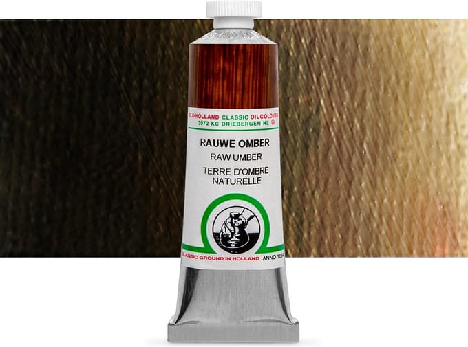 Old Holland Hoge Kwaliteit Olieverf 18 ml - Raw Umber (A69)