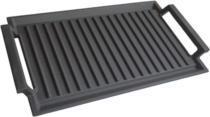 MRKK® Grillplaat Inductie - Bakplaat - Gietijzer