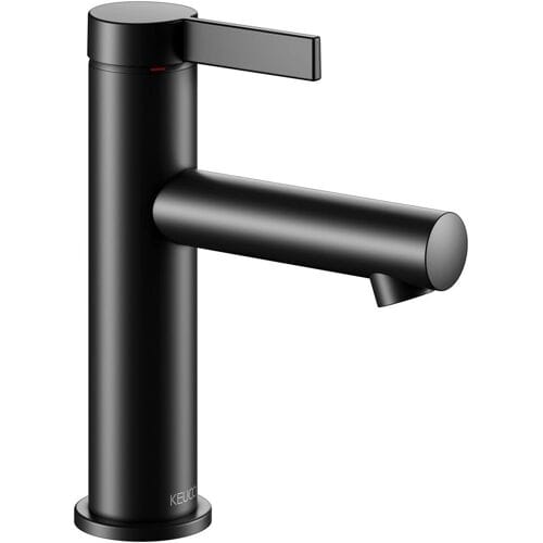 Keuco IXMO Pure Black Selection single lever basin mixer 100 without pop-up waste 59502371100