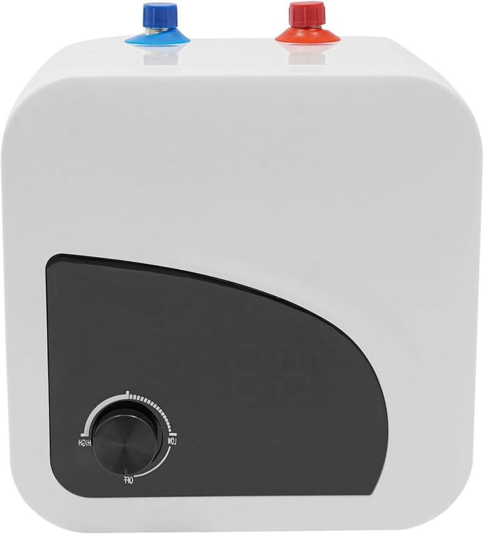 Elektrische Boiler - Warmwater Opslag - Direct Warm Water - Snelle Temperatuurregeling - 8 Liter Capaciteit - Wit