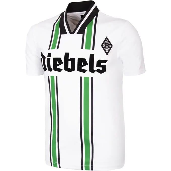 COPA - Borussia Monchengladbach 1996/97 - Retro Voetbalshirt - Heren - Wit - S