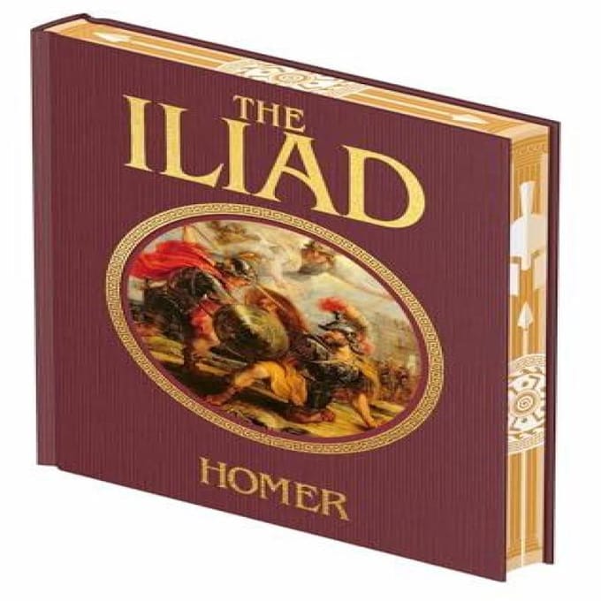 De Ilias van Homerus Hardback Boek 9781398856066