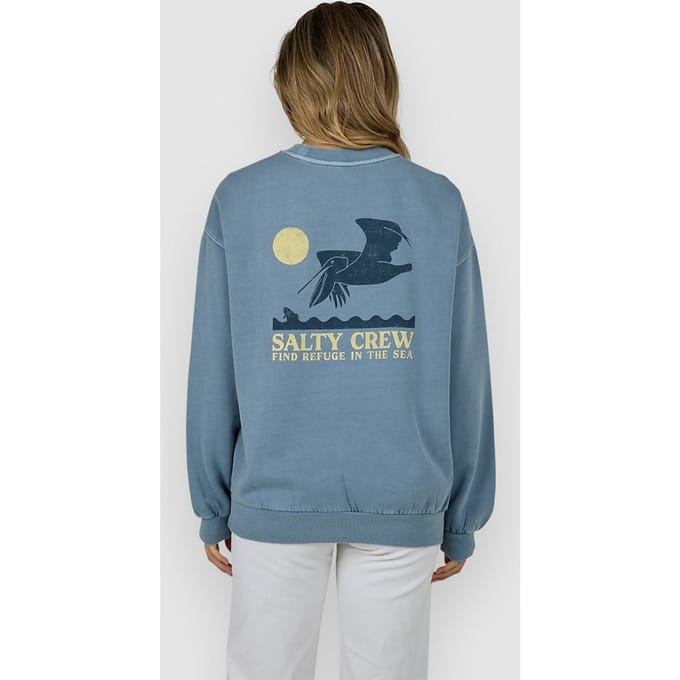 Salty Crew Lunch Time Crew Sweater blauw