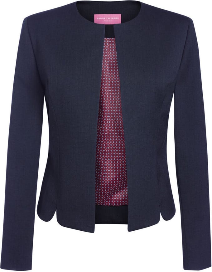 Brook Taverner Jasje Vega BT2356 - Navy Pin Dot - 36 EU (8 UK)