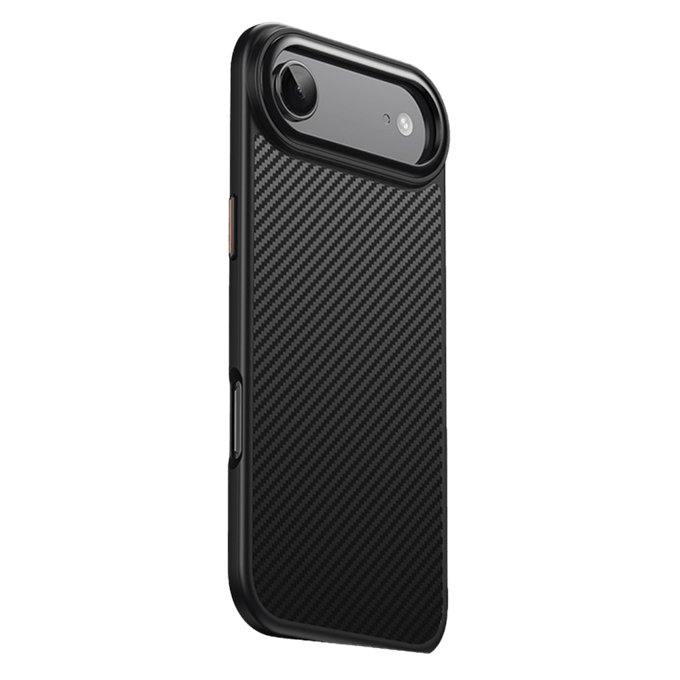 Mocaa Apple iPhone Air Slim Carbon Pantser MagSafe Case Zwart