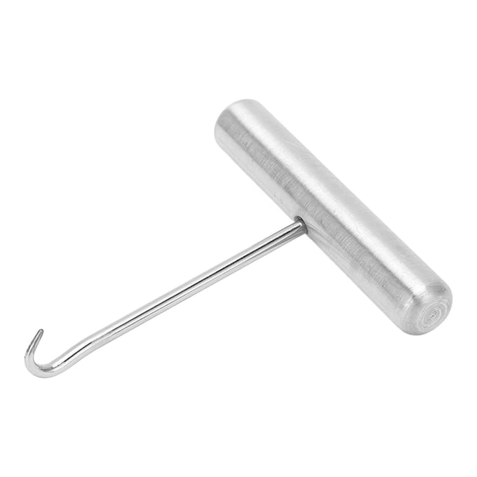 Outil d'aide à l'enfilage de cordes de raquette pour raquette de tennis, badminton, squash white