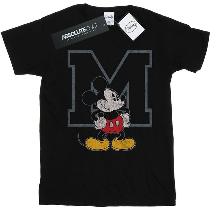 Disney Jongens Mickey Mouse Classic M T-Shirt (Zwart)