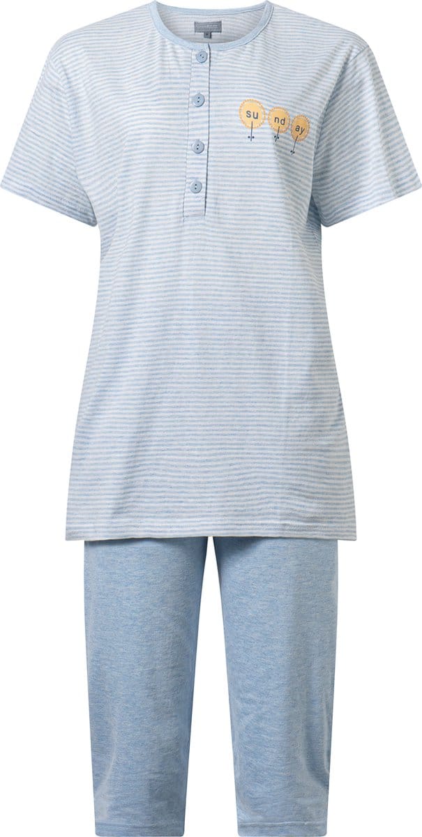 Cocodream - dames shortama 612482 - blauw - maat M