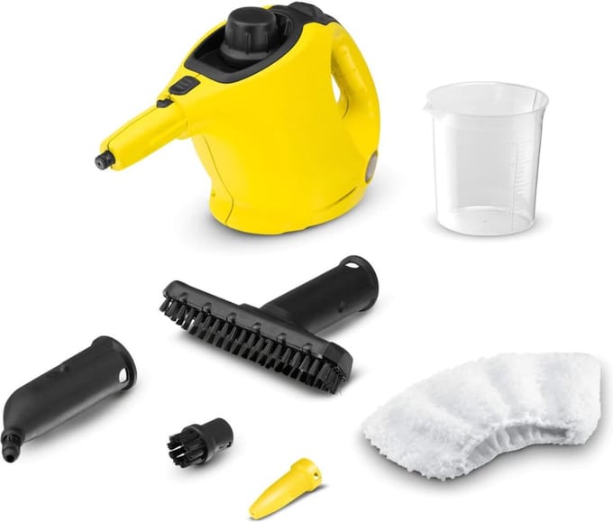 Stoomreiniger - Vloerstoomreiniger - Ronde Borstel- Multifunctioneel - Easyfix - Alle Vloeren