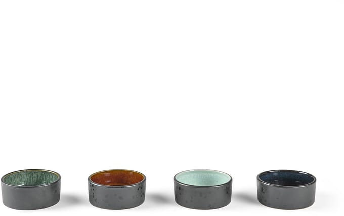 BITZ Mini kommenset Dia. 7,5 cm 4 st ass Zwart/Donker