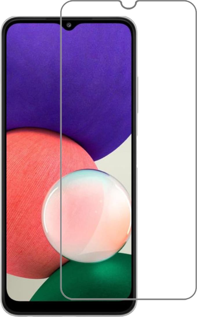 Screenprotector - Geschikt voor Samsung Galaxy M22 - Extra Sterk - Beschermglas - Gehard Glas - Tempered Glass - Screen Protector