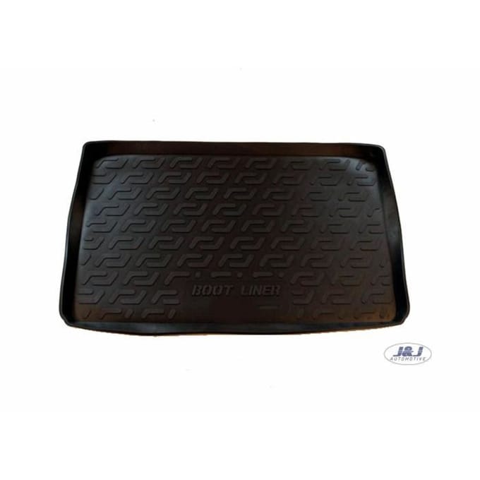 J&;J AUTOMOTIVE | Premium Rubberen Kofferbakmat Voor Renault Captur 2013-2019 zwart