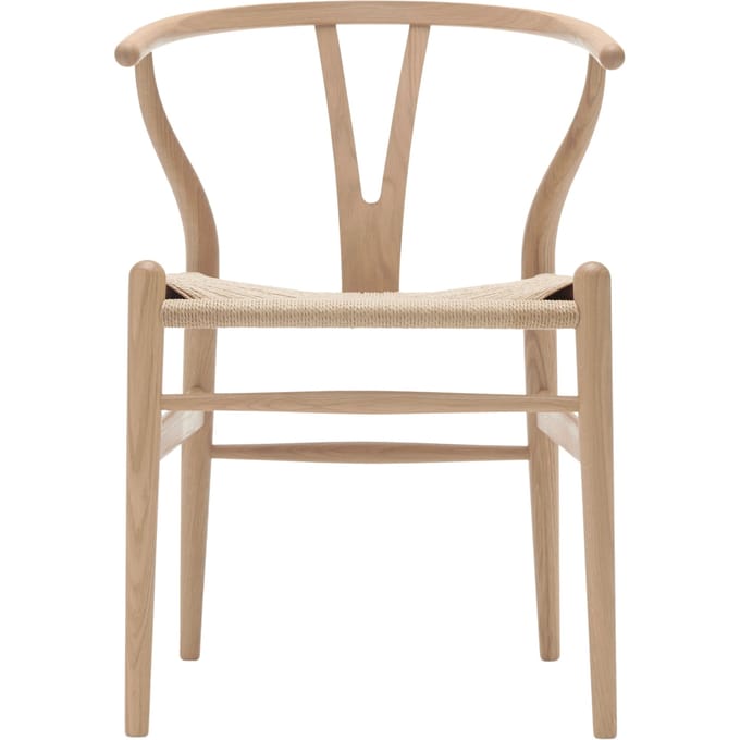 Carl Hansen & Søn - CH24 Y Wishbone stoel eiken - Vlecht natuur - eiken wit geolied