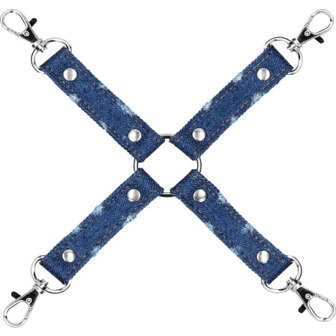 Ouch Denim Hogtie - Ruwe denimstijl - Blauw