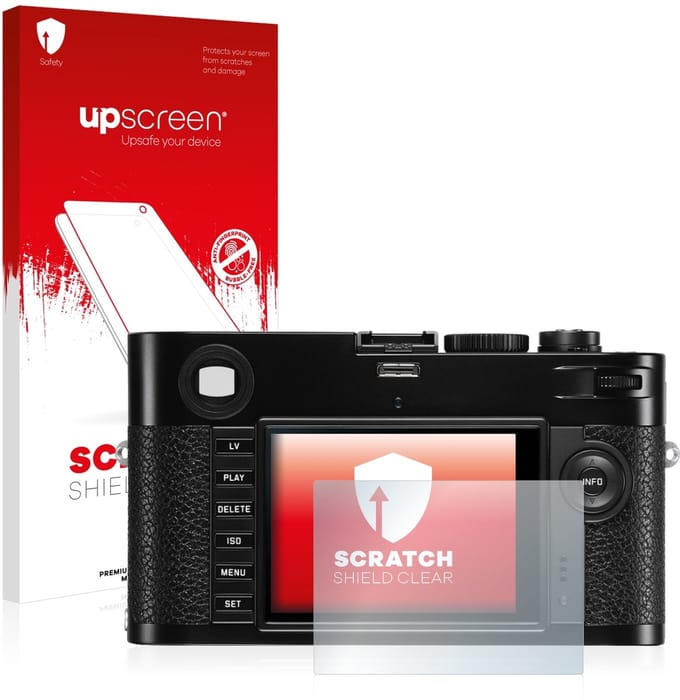 upscreen - Screenprotector voor Leica M (Typ 240) - Folie Beschermfolie transparant