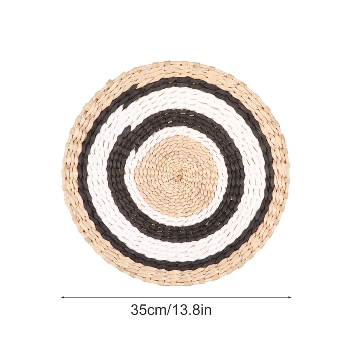 Boheemse Wind Stro Achtergrond Muurdecoraties Creatieve Kinderkamer Handgeweven Bord beige