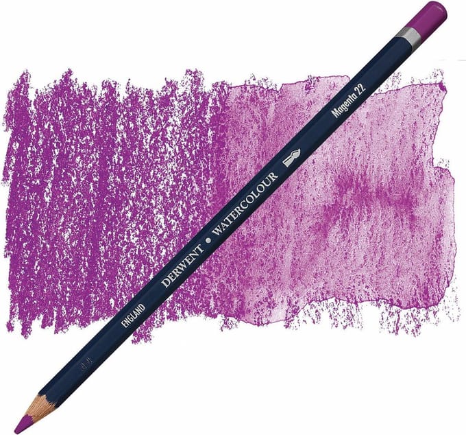 Derwent Watercolour Potlood - Magenta 22