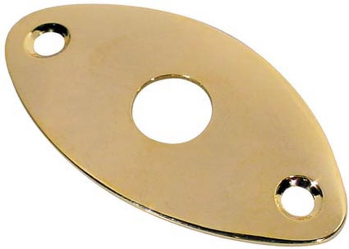 Boston JP-3-G Jack Plate - Voetbalvorm, Gouden Slanted Metaal