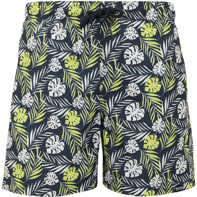 Regatta Heren Loras Leaf Zwemshort (Marine)