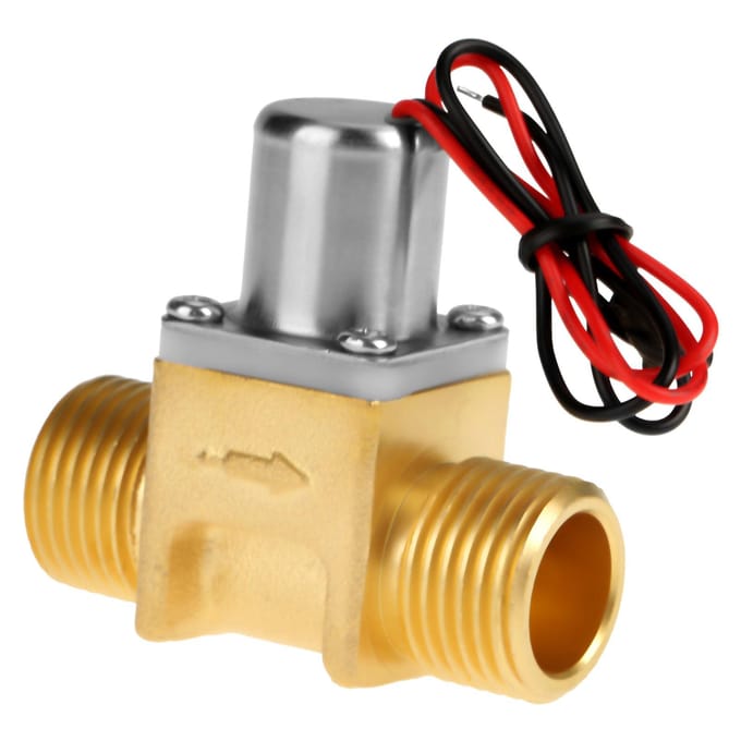 DC 4,5V 12  waterstroompuls elektromagnetische klep messing solenoïdeklep