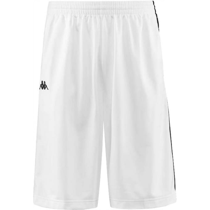 Kappa Heren Banda Treadwell Korte Broek (Wit, Zwart)