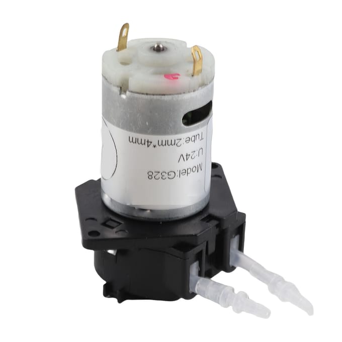 DC 24V Mini Zelfaanzuigende Waterzuigende Laag Geluidsniveau Snap-in Type Peristaltische Pomp