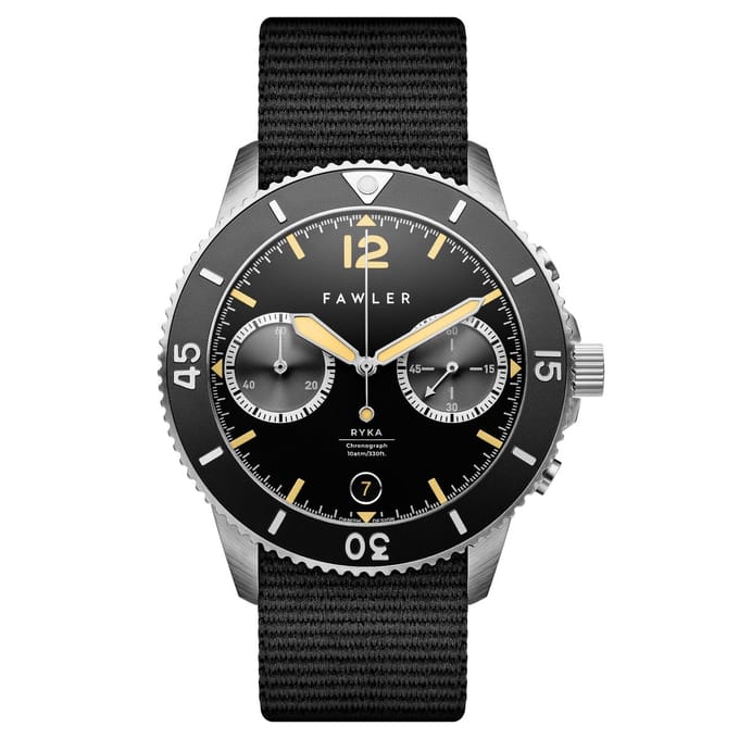 Ryka | Zwart & Geel Militair Duikershorloge