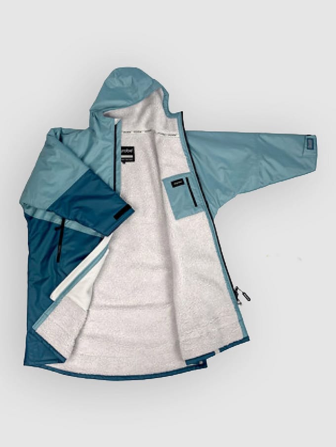 Dryrobe Advance Long Sleeve Kids 5-9 Surf Poncho blauw