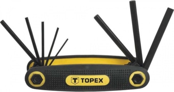 Inbussleutel set -1.5mm tot 6mm - 8-delig - CrV staal