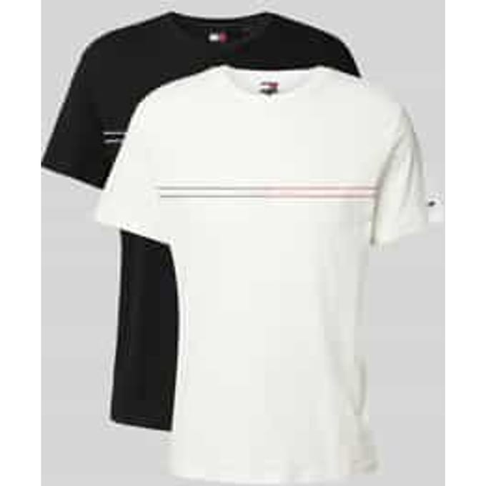 T-shirt met labelprint