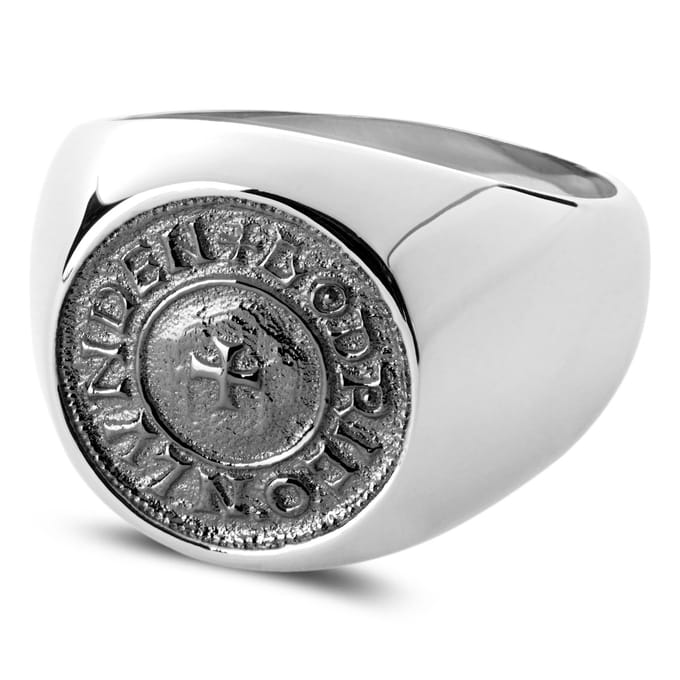 Lonya Zwart & Zilverkleurige Makt-ring