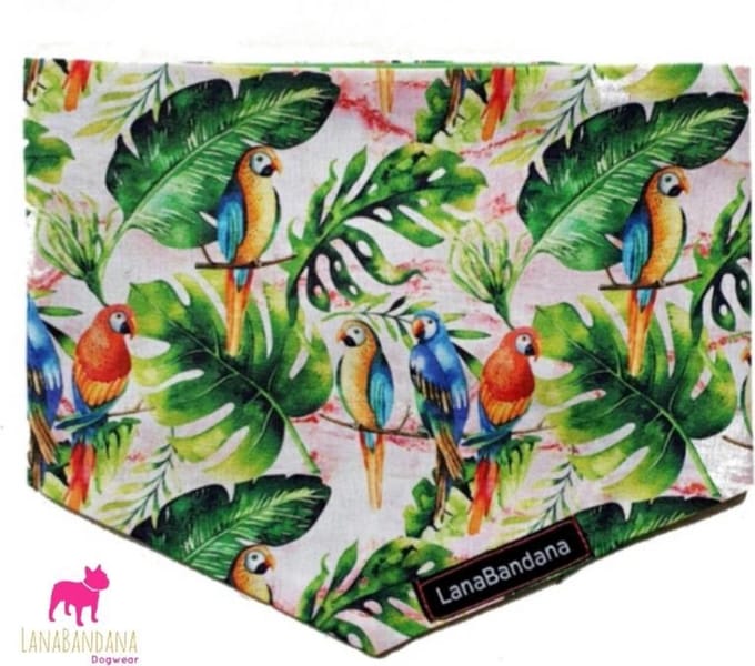 Knoopbandana | Jungle Parrot maat S
