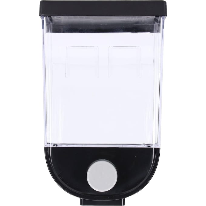Vierkante Droogvoedseldispenser Wandmontage Graanopslagcontainer Wasmiddelparels Ontbijtgranendispenser voor black