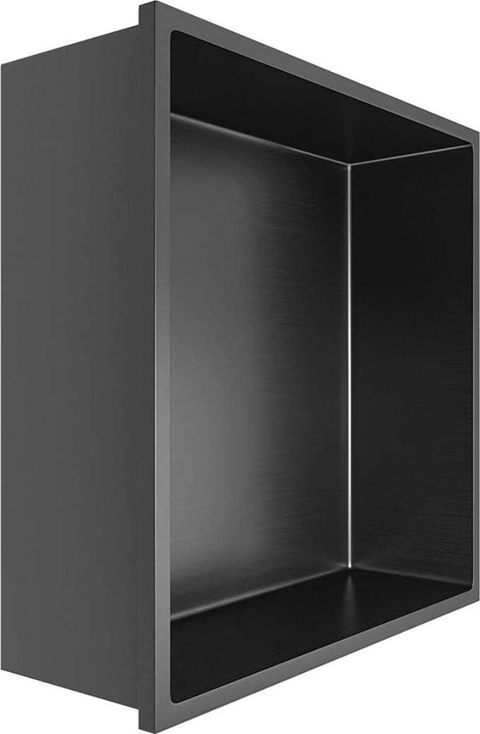 Inbouwnis - Lonis Nima - 30x30x10cm - Gunmetal Grijs