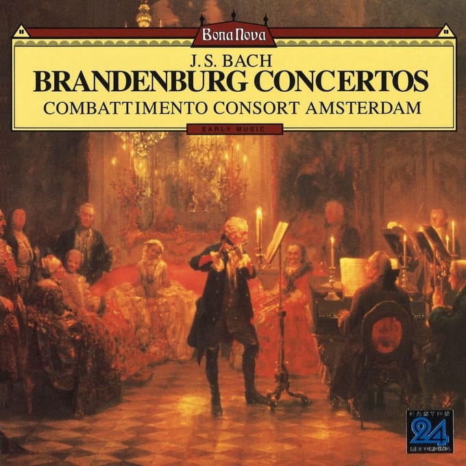 BRANDENBURG CONCERTOS J.S. Bach by COMBATTIMENTO CONSORT AMSTERDAM CD