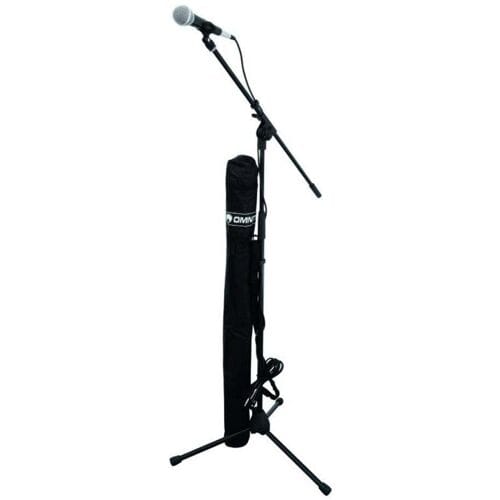 Hand Microfoonset Omnitronic Zendmethode:Kabelgebonden Incl. kabel, Incl. standaard, Incl. klem, Incl. tas