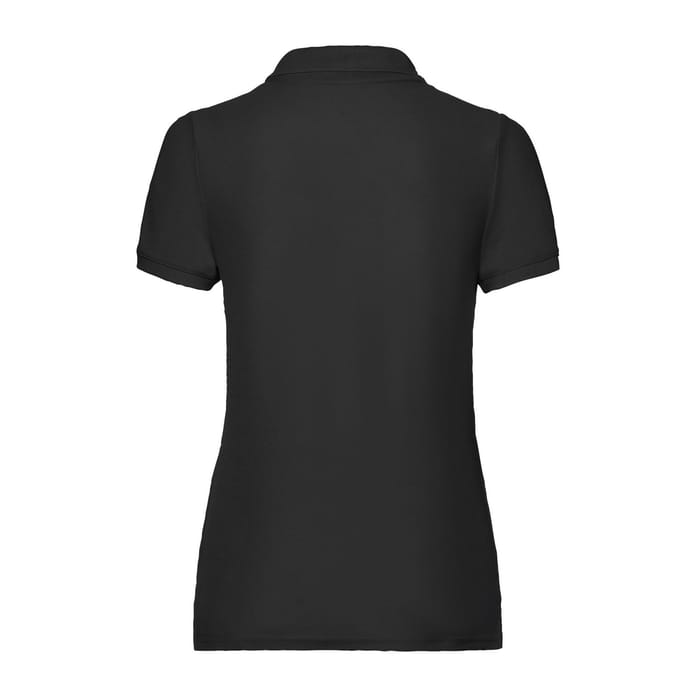 Fruit of the Loom Dames/dames Poloshirt (Zwart)